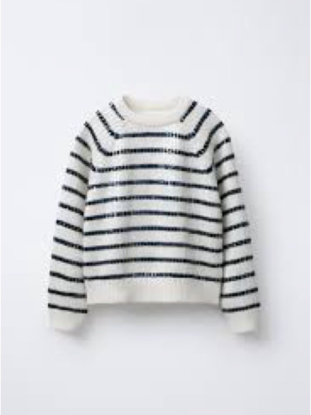 🦓Zara🦓 Kids Striped Sequin Crewneck Sweater. Size 9-10